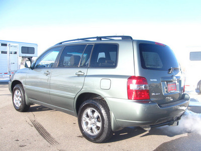 toyota highlander 2005 lt  green suv gasoline 6 cylinders all whee drive automatic 80504