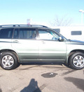 toyota highlander 2005 lt  green suv gasoline 6 cylinders all whee drive automatic 80504