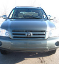 toyota highlander 2005 lt  green suv gasoline 6 cylinders all whee drive automatic 80504