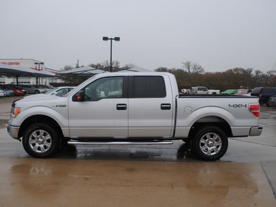 ford f 150 2011 silver xlt flex fuel 8 cylinders 4 wheel drive automatic 76087