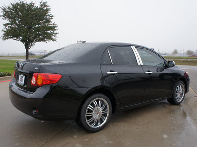 toyota corolla 2010 black sedan le gasoline 4 cylinders front wheel drive automatic 76018