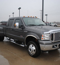 ford f 350 super duty 2007 gray lariat diesel 8 cylinders 4 wheel drive automatic 76087