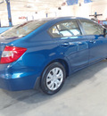 honda civic 2012 blue coupe lx gasoline 4 cylinders front wheel drive automatic 28557