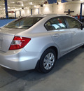 honda civic 2012 silver sedan lx gasoline 4 cylinders front wheel drive automatic 28557