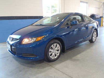 honda civic 2012 blue sedan lx gasoline 4 cylinders front wheel drive automatic 28557