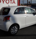 toyota yaris 2010 white gasoline 4 cylinders front wheel drive standard 79925