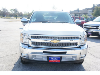 chevrolet silverado 1500 2012 white lt flex fuel 8 cylinders 2 wheel drive 6 spd auto,elec cntlled t 77090