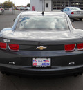 chevrolet camaro 2010 gray coupe lt gasoline 6 cylinders rear wheel drive standard 79925