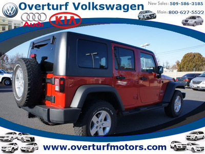 jeep wrangler unlimited 2008 red suv x gasoline 6 cylinders 4 wheel drive 6 speed manual 99336