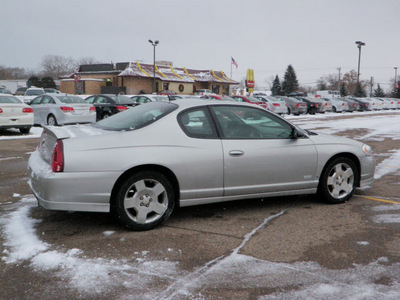 chevrolet monte carlo 2006 silver coupe ss gasoline 8 cylinders front wheel drive automatic 55318