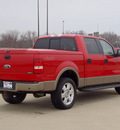 ford f 150 2006 red lariat flex fuel 8 cylinders 4 wheel drive automatic 62708