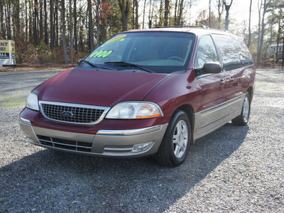 ford windstar 2002 red van sel gasoline 6 cylinders front wheel drive automatic 27569