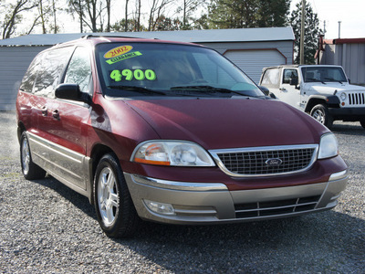 ford windstar 2002 red van sel gasoline 6 cylinders front wheel drive automatic 27569