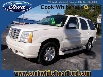 cadillac escalade 2005 white suv gasoline 8 cylinders rear wheel drive automatic 32401