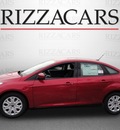 ford focus 2012 red sedan se gasoline 4 cylinders front wheel drive automatic with overdrive 60546