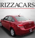 ford focus 2010 red sedan s gasoline 4 cylinders front wheel drive automatic with overdrive 60546