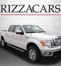 ford f 150 2011 white lariat 4x4 flex fuel 8 cylinders 4 wheel drive automatic with overdrive 60546