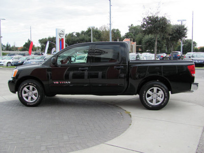 nissan titan 2009 black se flex fuel 8 cylinders 2 wheel drive automatic 33884