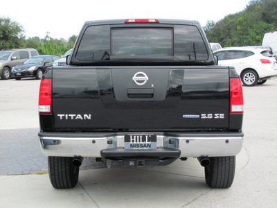 nissan titan 2009 black se flex fuel 8 cylinders 2 wheel drive automatic 33884