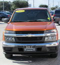 chevrolet colorado 2005 orange pickup truck gasoline 5 cylinders rear wheel drive automatic 33884