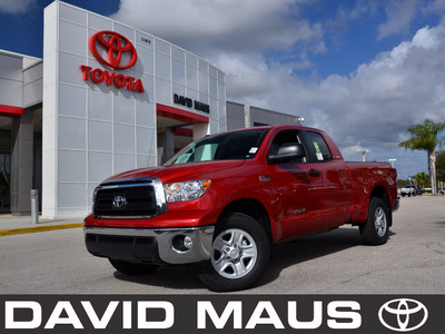 toyota tundra 2012 red sr5 gasoline 8 cylinders 2 wheel drive automatic 32771