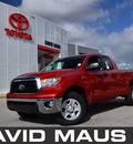 toyota tundra 2012 red sr5 gasoline 8 cylinders 2 wheel drive automatic 32771