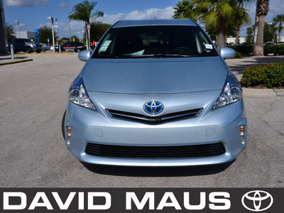 toyota prius 2012 silver wagon v hybrid 4 cylinders front wheel drive automatic 32771