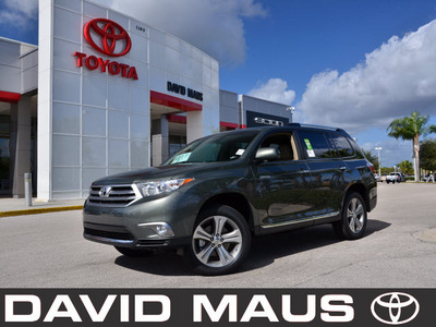 toyota highlander 2012 green suv limited gasoline 6 cylinders front wheel drive automatic 32771