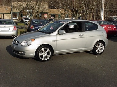 hyundai accent 2007 gray hatchback gs gasoline 4 cylinders front wheel drive automatic 06019