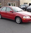 volvo s40 2004 red sedan gasoline 4 cylinders front wheel drive automatic 06019