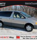 toyota sienna 2001 gold van ce gasoline 6 cylinders dohc front wheel drive automatic with overdrive 56001