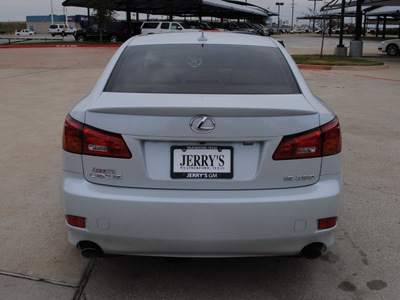 lexus is 250 2008 pearl silver sedan gasoline 6 cylinders rear wheel drive automatic 76087