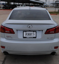 lexus is 250 2008 pearl silver sedan gasoline 6 cylinders rear wheel drive automatic 76087