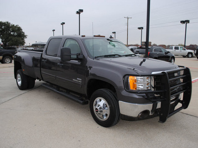 gmc sierra 3500hd 2010 gray sle diesel 8 cylinders 4 wheel drive automatic 76087