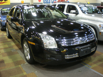 ford fusion 2007 black sedan se gasoline 6 cylinders all whee drive automatic 13502
