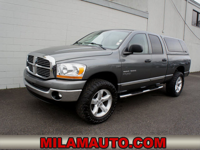 dodge ram pickup 1500 2006 gray slt hemi 4x4 gasoline 8 cylinders 4 wheel drive automatic with overdrive 98371