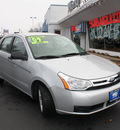 ford focus 2009 brilliant silver sedan se gasoline 4 cylinders front wheel drive automatic with overdrive 07701