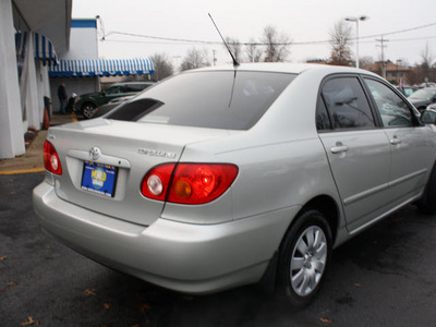 toyota corolla 2004 lunar mist sedan le gasoline 4 cylinders front wheel drive automatic with overdrive 07701