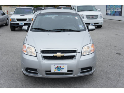 chevrolet aveo 2008 silver sedan ls gasoline 4 cylinders front wheel drive automatic 77388