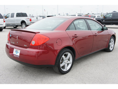 pontiac g6 2008 red sedan gasoline 6 cylinders front wheel drive automatic 77388