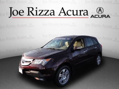acura mdx 2009 dk  red suv tech ent awd gasoline 6 cylinders all whee drive automatic with overdrive 60462