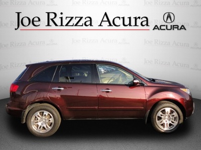 acura mdx 2009 dk  red suv tech ent awd gasoline 6 cylinders all whee drive automatic with overdrive 60462