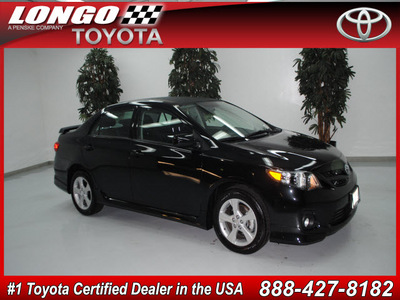 toyota corolla 2011 black sedan s gasoline 4 cylinders front wheel drive automatic 91731