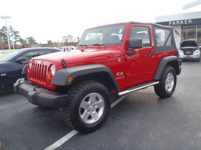 jeep wrangler 2009 red suv x gasoline 6 cylinders 4 wheel drive automatic 28557