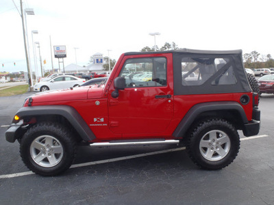 jeep wrangler 2009 red suv x gasoline 6 cylinders 4 wheel drive automatic 28557