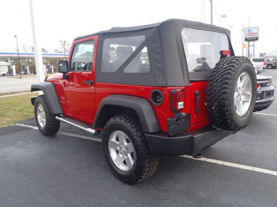 jeep wrangler 2009 red suv x gasoline 6 cylinders 4 wheel drive automatic 28557