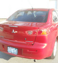 mitsubishi lancer 2009 red sedan de gasoline 4 cylinders front wheel drive 5 speed manual 99212