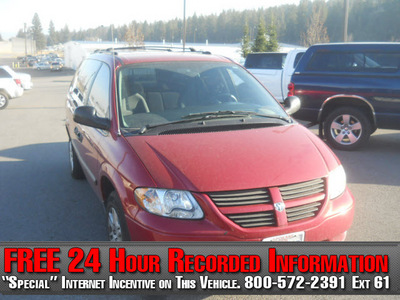 dodge grand caravan 2005 red van se gasoline 6 cylinders front wheel drive automatic with overdrive 99212