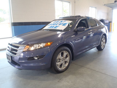 honda crosstour 2012 blue ex l gasoline 6 cylinders front wheel drive automatic 28557