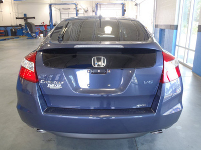 honda crosstour 2012 blue ex l gasoline 6 cylinders front wheel drive automatic 28557